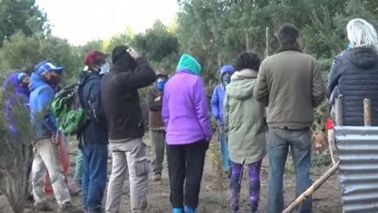 Conflicto entre el Ejército y comunidad mapuche de Bariloche (captura video)