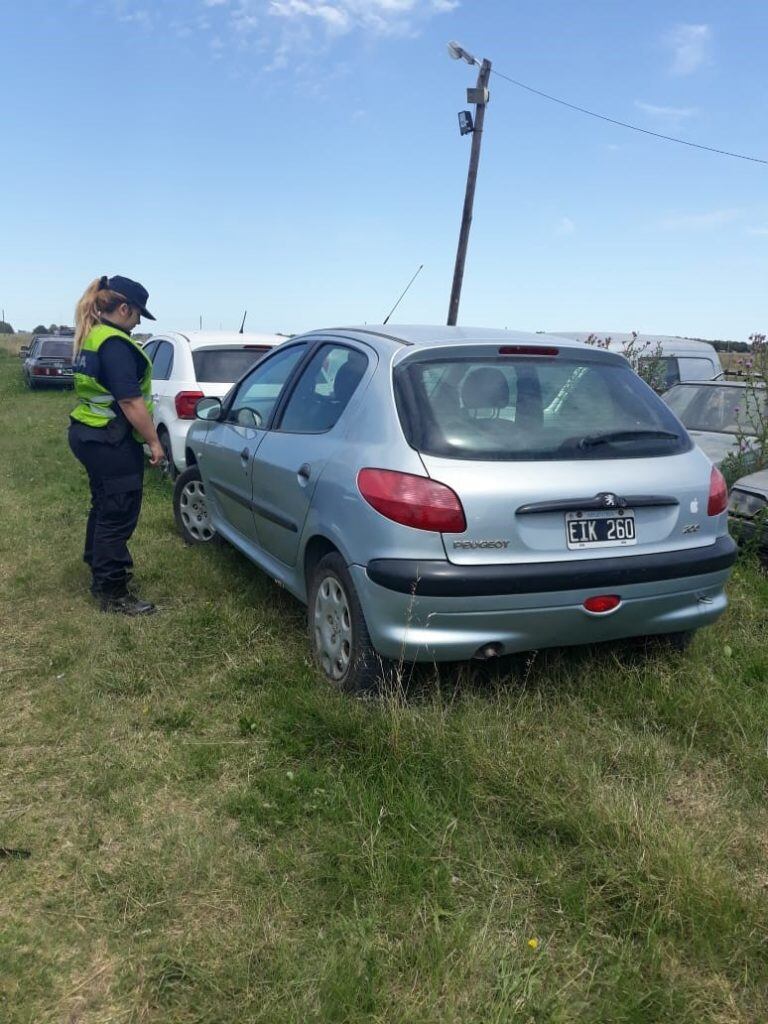 Secuestro de vehículos en operativos policiales