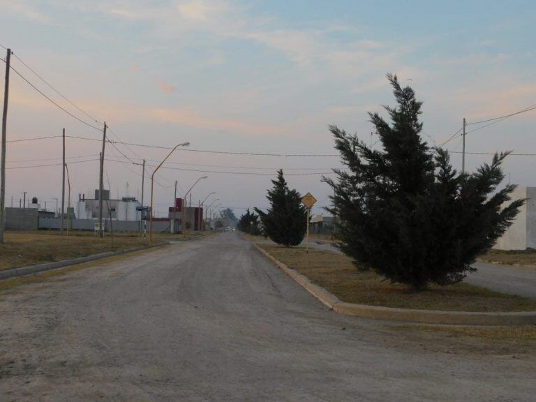 Obra de gas barrio Parque Las Rosas