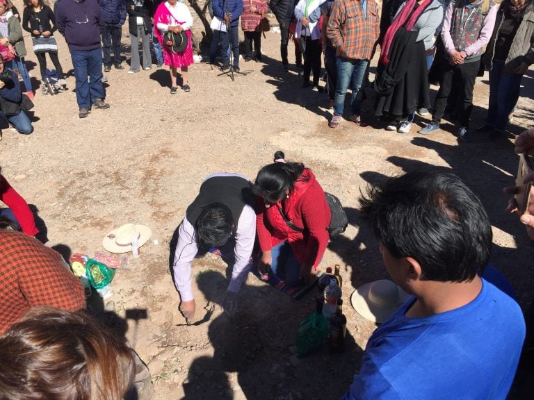 #VivoEnJujuy en la ceremonia de la Pachamama en Humahuaca.