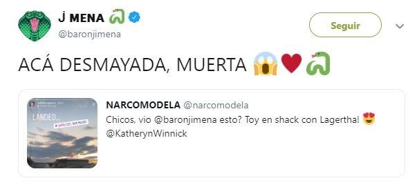 La reacción de Jimena Barón al enterarse que Lagertha de Vikingos escucha sus canciones