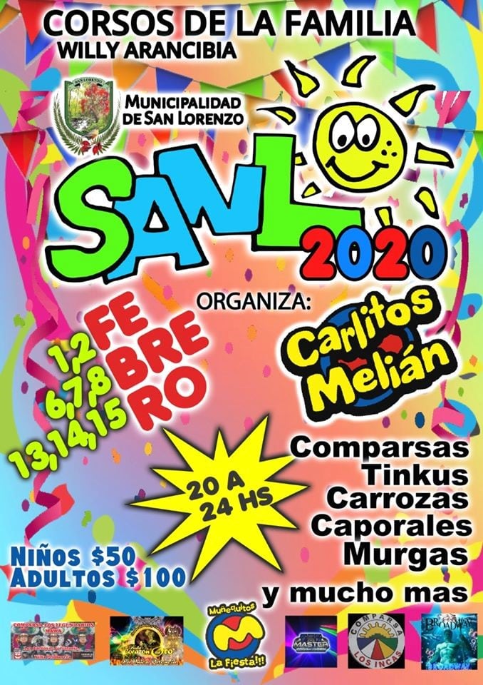 Corsos de la familia en San Lorenzo (Facebook Corsos de la Familia Villa San Lorenzo)