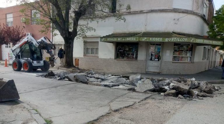 Obra en Saavedra y Alvear