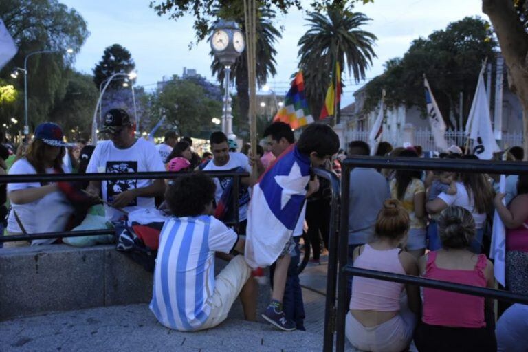 Apoyo de los puntanos a Bolivia. Foto: El Diario de la República.