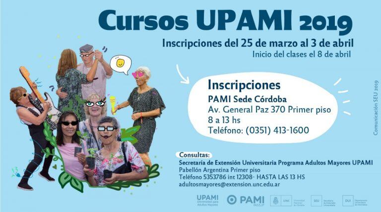 Están abiertas las inscripciones para los talleres UPAMI.