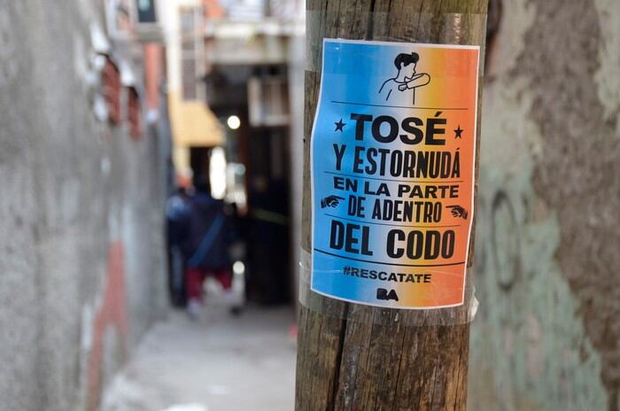 #RESCATATE: vecinos de un barrio popular crearon una original campaña para prevenir el coronavirus (Foto: GCBA)