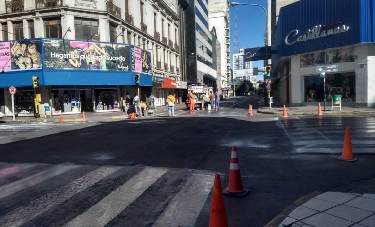 Trabajos de demarcación y pintado de calles