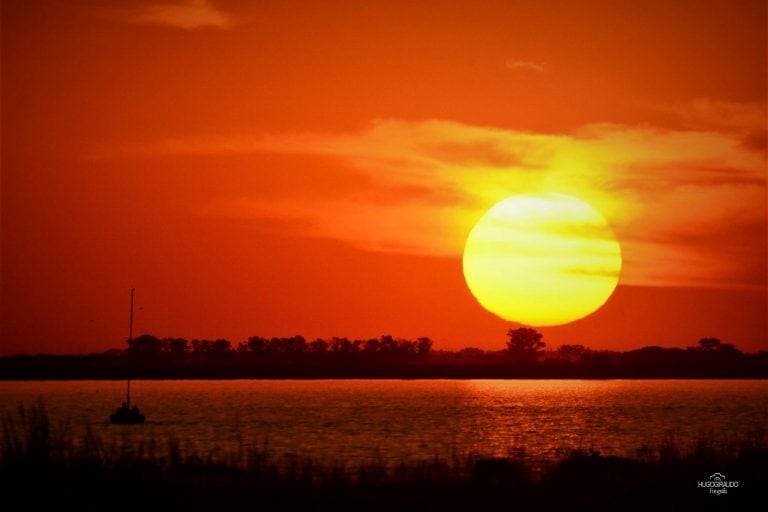 Atardecer en Miramar de Ansenuza - PH Hugo Giraudo