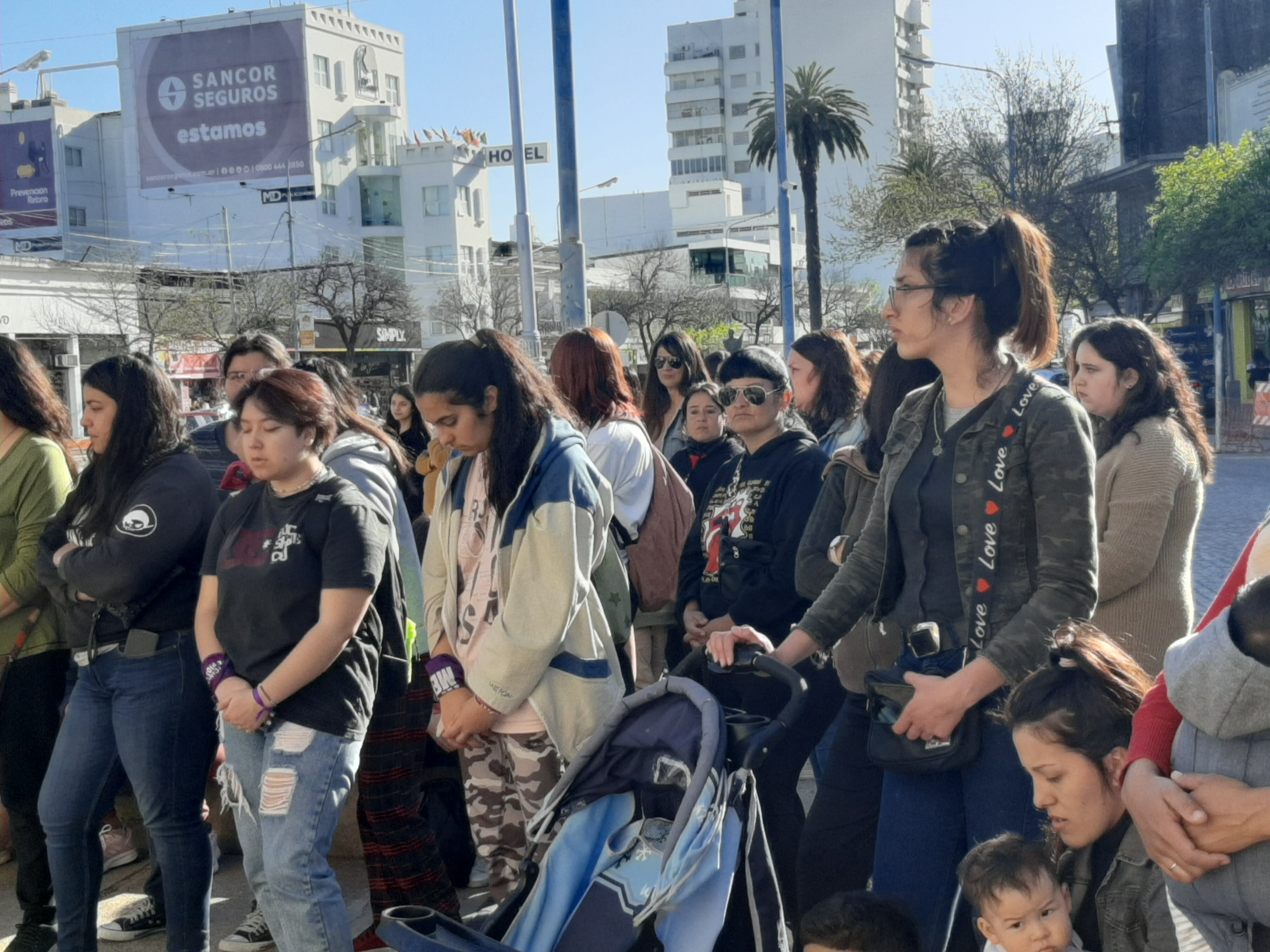 Marcha en Rafaela por el femicidio de la sanjuanina Fabiana Luna