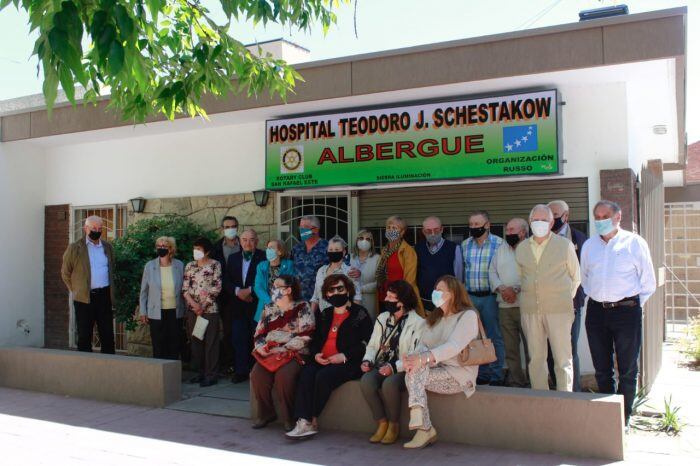 La Fundación Russo, el Rotary Club San Rafael y el Hospital Schestakow hicieron su aporte para reabrir y sostener el albergue. 