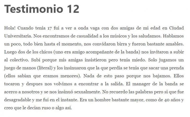 Testimonio 12