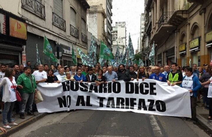 Gran convocatoria a la Marcha de las Antorchas en Rosario