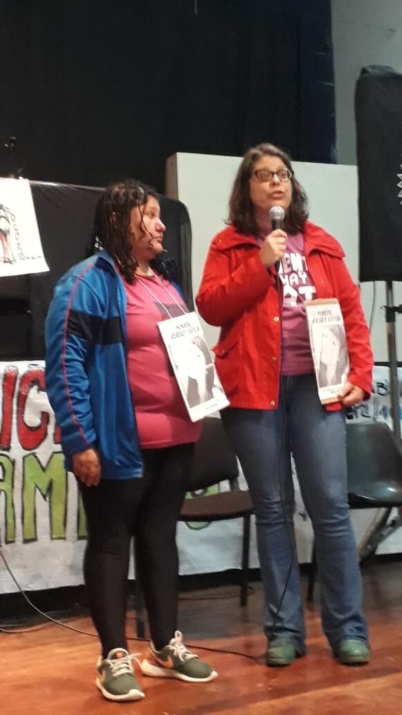 Taller contra la trata en el Encuentro de Mujeres en La Plata (Foto:Web)