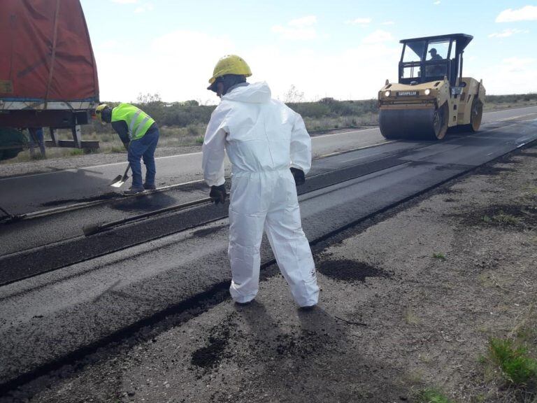 La empresa Rigel S.R.L. reparó de la calzada.