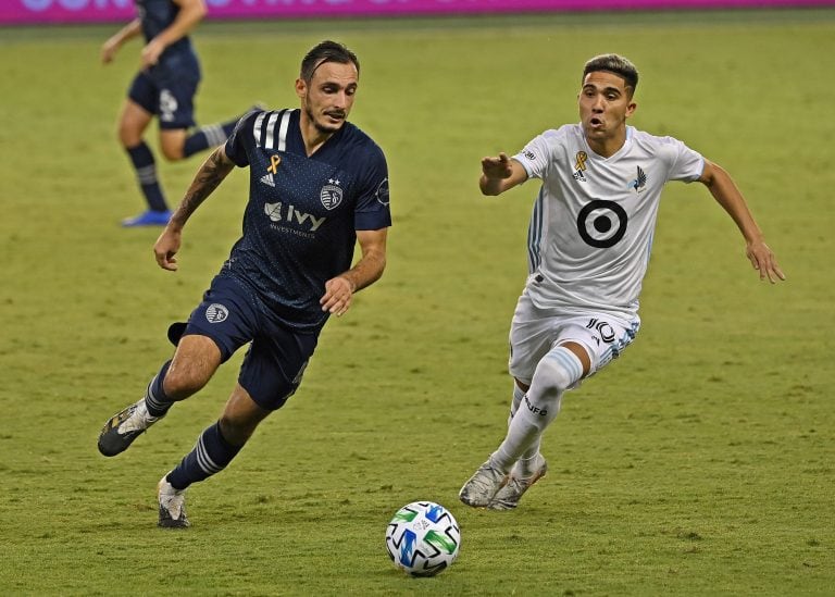 Emanuel Reynoso en el Minnesota United (Peter Aiken-USA TODAY)