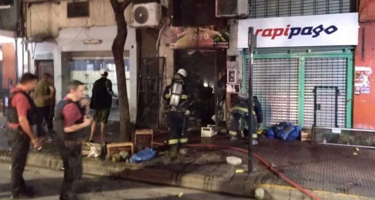 Una mujer murió a raíz de un incendio en una verdulería de Constitución (Foto: web)