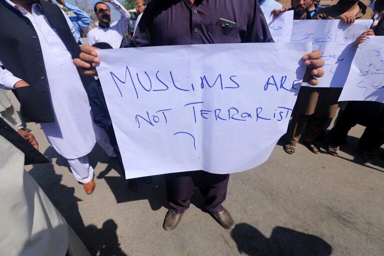 Protestas en Pakistán por la matanza en Nueva Zelanda (Foto: EFE/EPA/ARSHAD ARBAB)