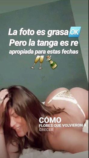 Nazarena Vélez enloqueció a sus seguidores con una tanga con brillos: "Va como piña para estas fechas" (Foto: Instagram/ @nazarenavelez)