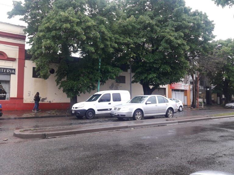 La esquina de las avenidas 25 de Mayo y Mitre.