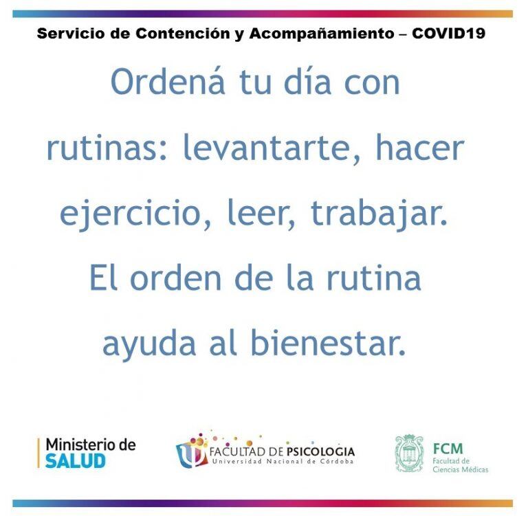 Servicio de Contención y Acompañamiento - COVID-19. (Facultad de Psicología y Ciencias Médicas. UNC).