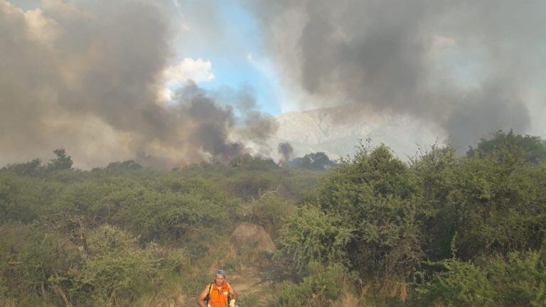 Incendio en Las Calles