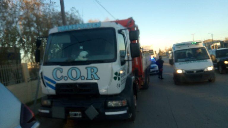 El accidente ocurrió en el barrio Stella Maris.