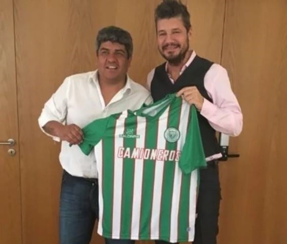 Marcelo Tinelli y Pablo Moyano en 2016 (Foto: web)