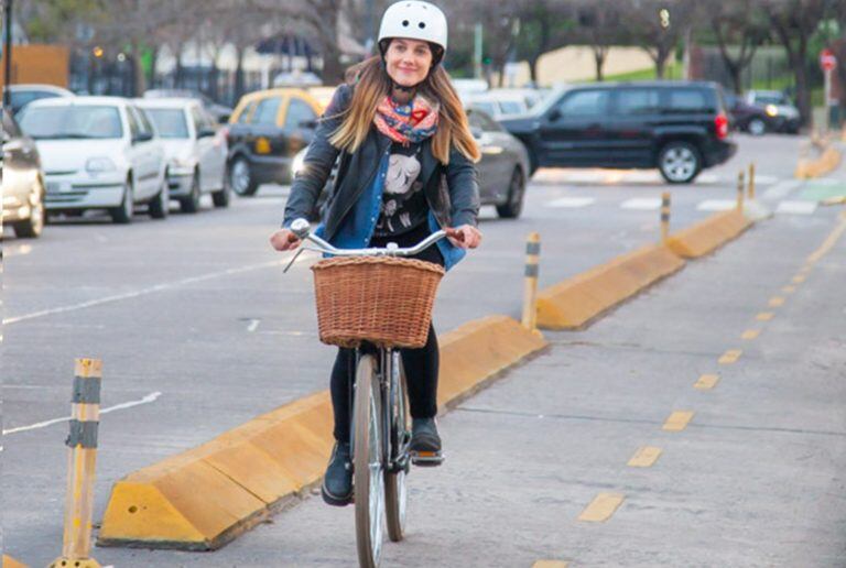 Bicisenda en la Ciudad de Buenos Aires.