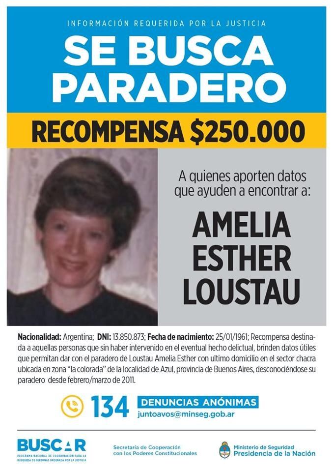 Recompensa por datos de Loustau