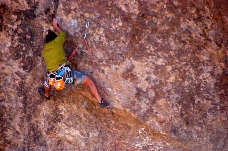 La zona es reconocida por la actividad de los escaladores.