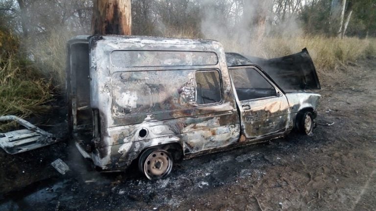 Accidente Río Primero - Gentileza Bomberos Voluntarios