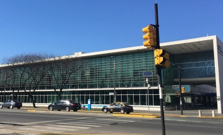 Hospital de Emergencias Clemente Álvarez (Heca) en Rosario. (Lucas Rivas)