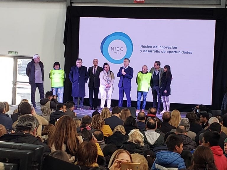 Macri en Córdoba, en conferencia de prensa tras la inauguración del Parque Educativo de barrio Marqués Anexo.