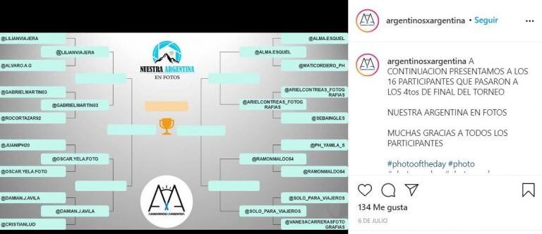 Instancias finales torneo "Argentina en Fotos".