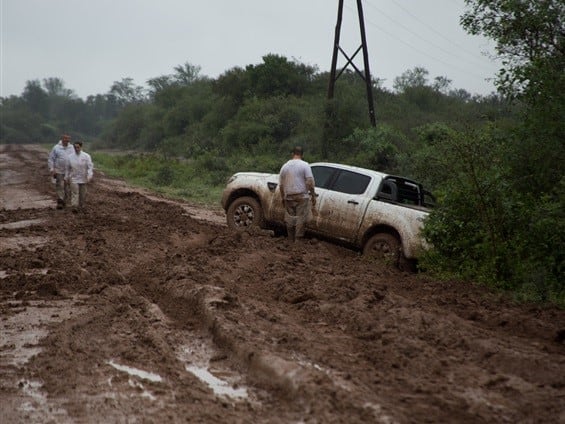 Los caminos que transita el grupo de profesionales voluntarios para acceder a las comunidades del norte de nuestro país.