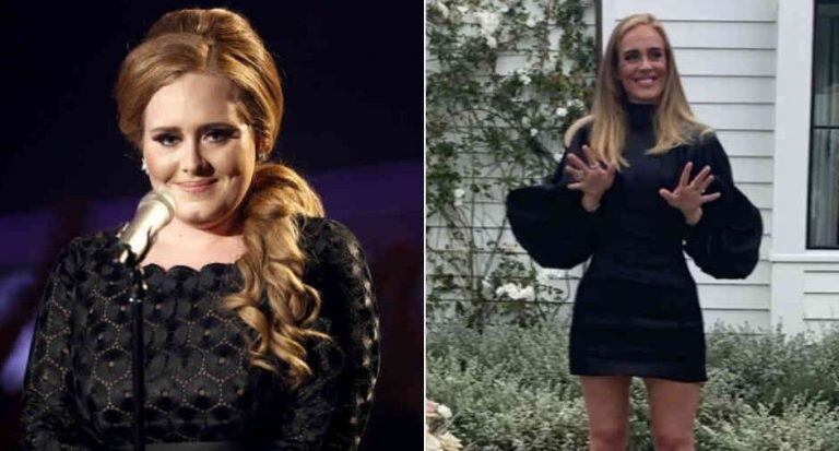 El antes y el después de Adele.