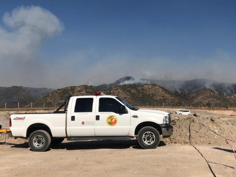 Centro de Operaciones debajo del puente en Las Jarillas