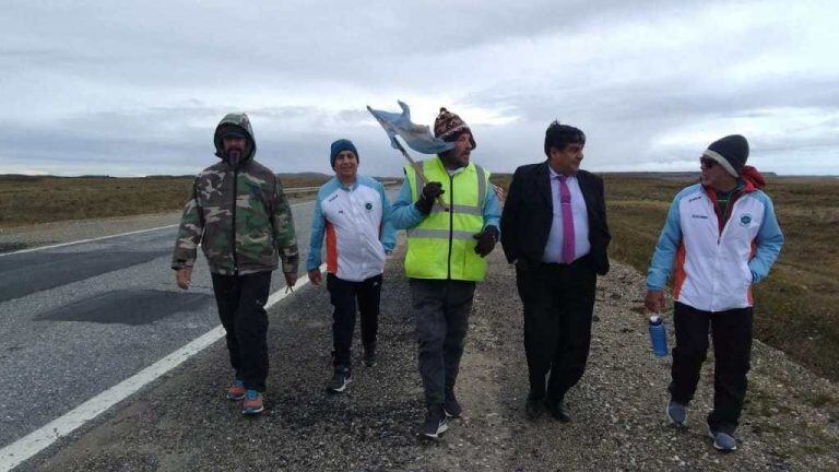 Caminata por el 37° aniversario de la Gesta de Malvinas