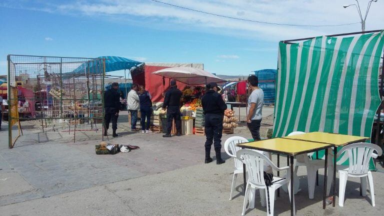 Operativos en La Saladita.