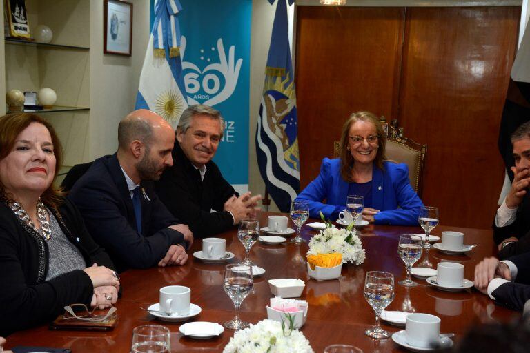 Alberto Fernández, candidato a presidente, se reunió con Alicia Kirchner