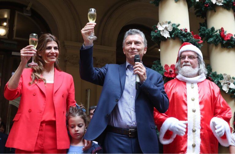 Mauricio Macri y su familia