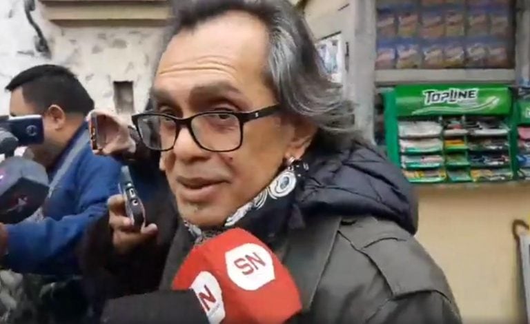 Mario Teruel durante la mañana de el miércoles, cuando asistió a la audiencia a declarar por la tenencia de unas supuestas 27 plantas de marihuana.