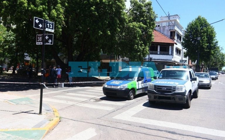 Tireoteo en el centro de La Plata: no hay heridos. Fotos: El Día