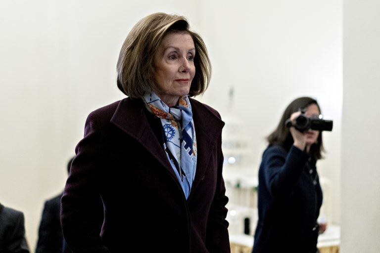 Nancy Pelosi. (BLOOMBERG)