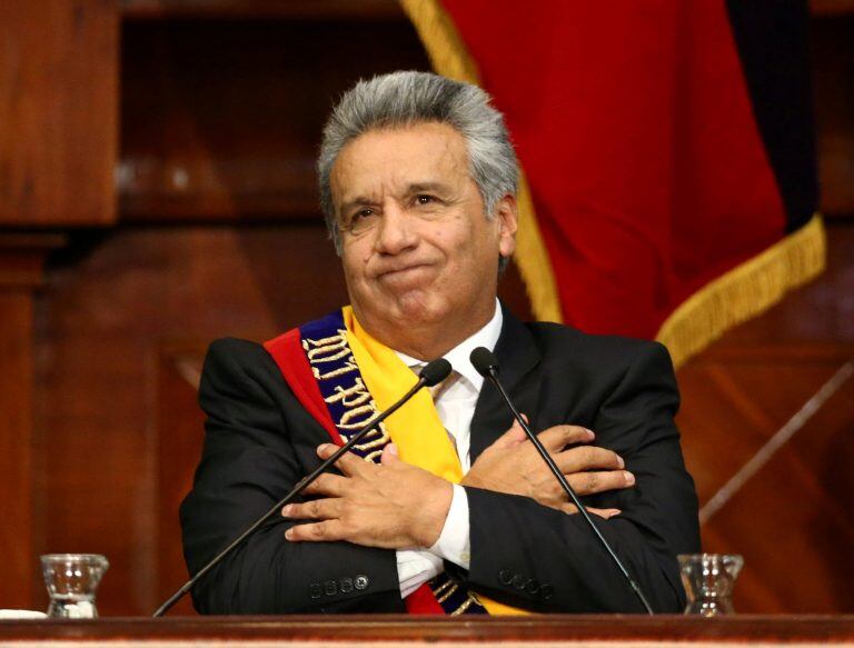 Lenin Moreno. (REUTERS)