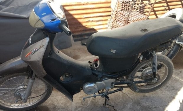 La motocicleta contaba con pedido de secuestro