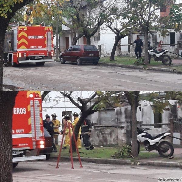 Rescate de Bomberos Voluntarios.