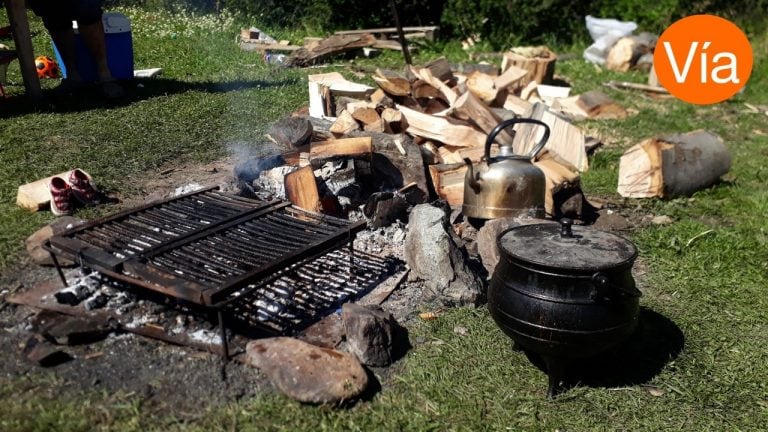 Comida rústica a leña