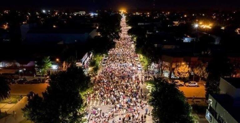 Marcha General Alvear contra reforma 7722