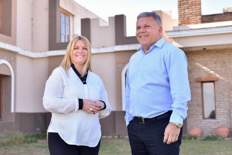 Maria José Esposito junto a Gustavo Benedetti Arroyito